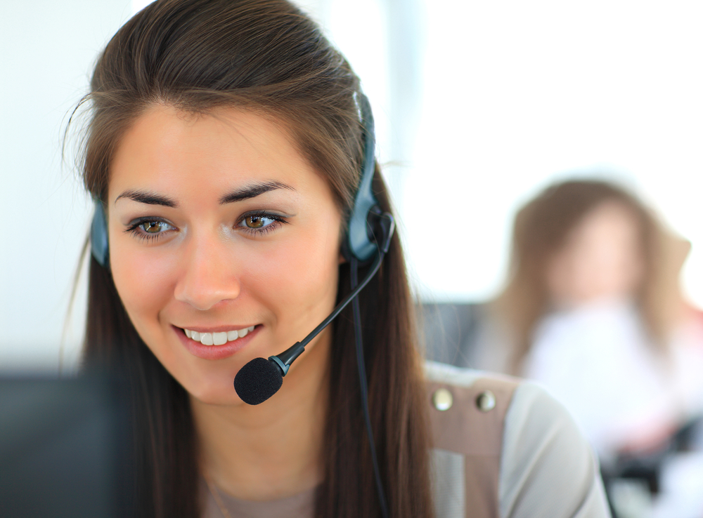 Remote Customer Service Jobs: A picture showing a cheerful remote customer service representative lending assistance in a virtual call. 