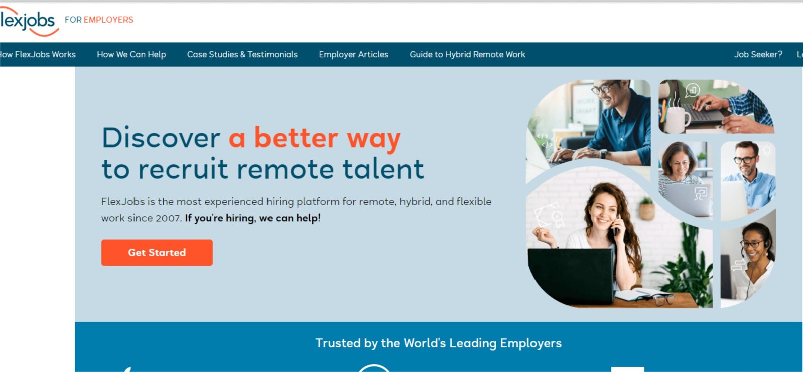 Flex job review: A picture showing flex job employer to hire a good talent