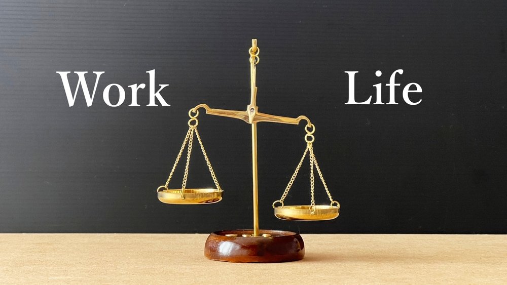 Remote Jobs in Tech vs. Remote Jobs in Healthcare: Work and Life Lettered Gold Balance in the Black Background